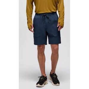 Prana Men's Size (L) LARGE Stormy Night Stretch Zion Field Shorts Retail $78 NWT